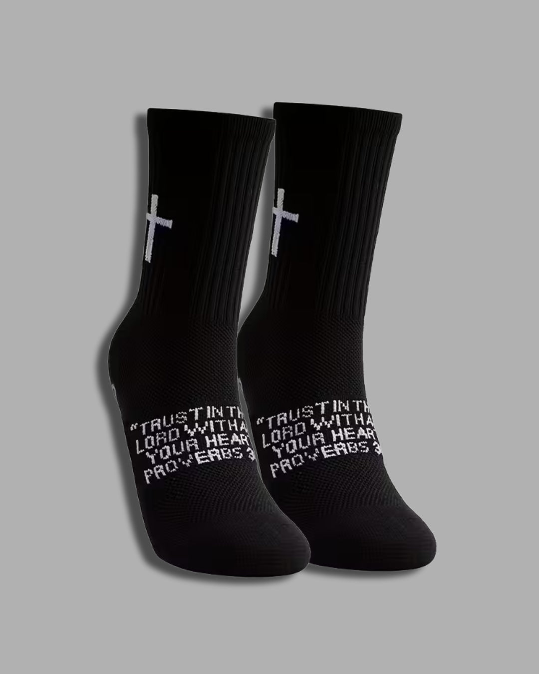 Christian Grip Socks (Black)